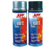 APP sprej čierny žiaruvzdorný do 650°C, 400ml