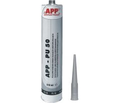 APP PU 50 FC Lepiaci a tesniaci čierny polyuretánový tmel v kartuši 310ml