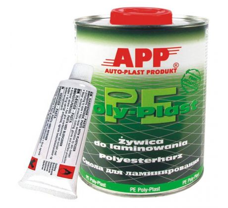 Polyesterová živica APP PE-POLY-PLAST s tužidlom 1kg