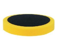 Leštiaci kotúč APP žltý hladký - stredný, suchý zips 150mm - hr. 2,5cm