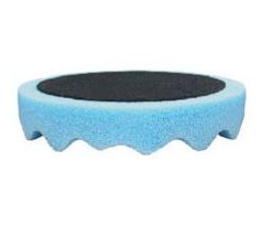 Leštiaci kotúč APP modrý profilovaný - univerzálny, suchý zips 150mm - hr. 2,5cm
