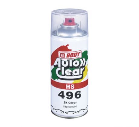 Číry lak lesklý, Body 496 HS Auto Clear - 400 ml